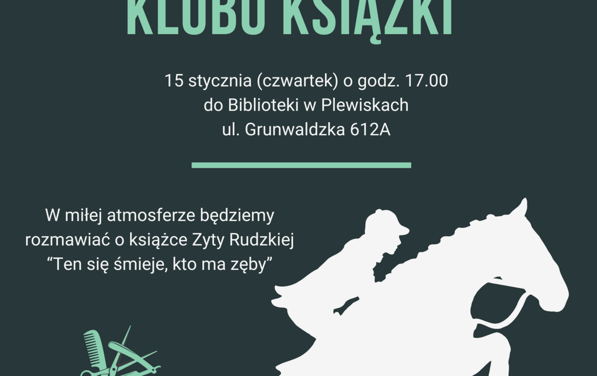 Zdjęcie do Spotkanie Dyskusyjnego Klubu Książki w Plewiskach