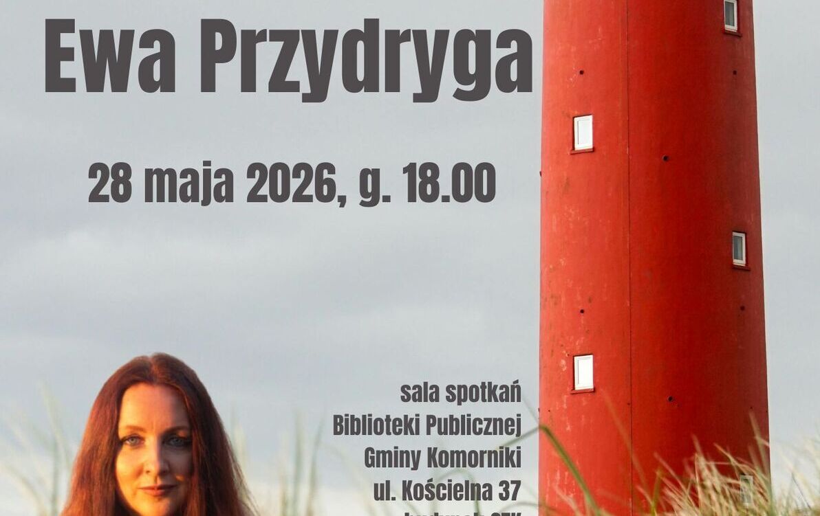 Zdjęcie do Spotkanie autorskie z Ewą Przydrygą w Komornikach