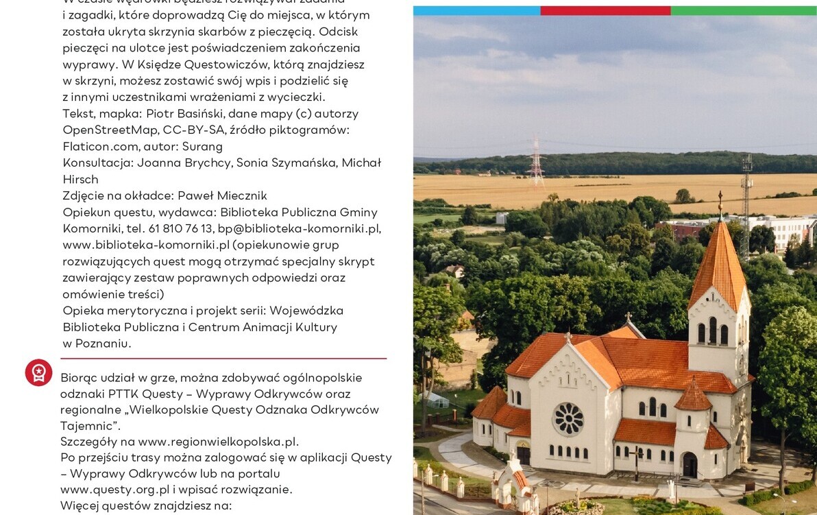 Zdjęcie do NOWY QUEST W GMINIE KOMORNIKI!