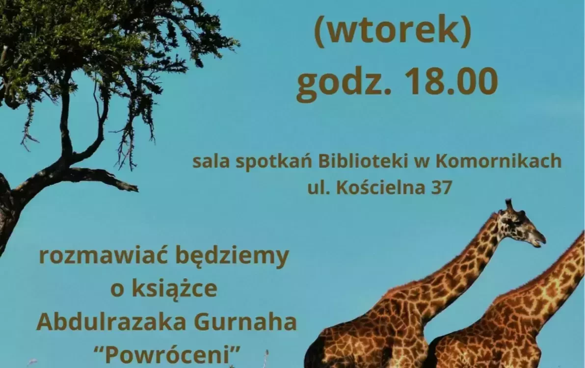 Zdjęcie do Spotkanie Dyskusyjnego Klubu Książki w Komornikach