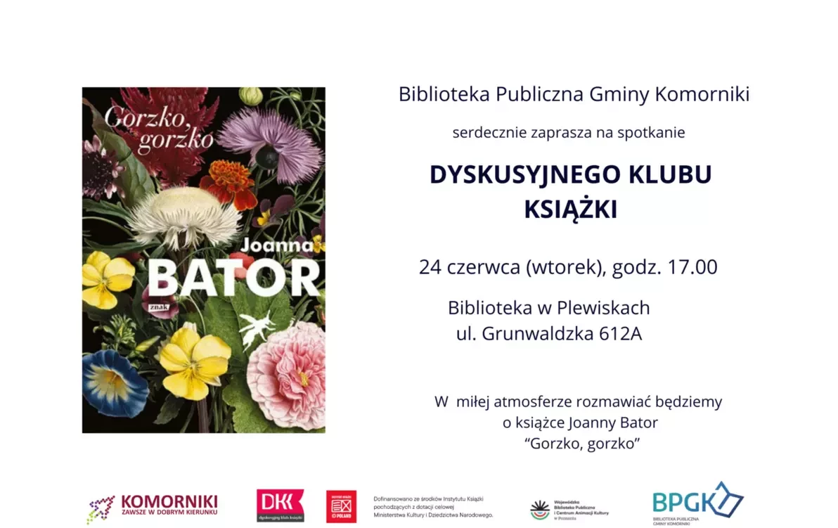 Zdjęcie do Spotkanie Dyskusyjnego Klubu Książki w Plewiskach