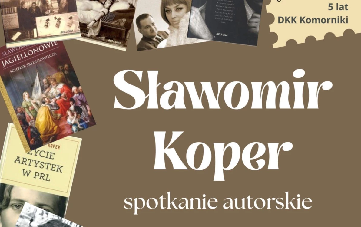 Zdjęcie do Sławomir Koper w Bibliotece Publicznej Gminy Komorniki 