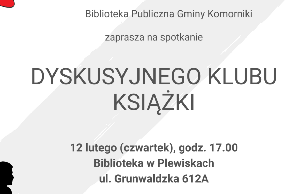 Zdjęcie do Spotkanie Dyskusyjnego Klubu Książki w Plewiskach