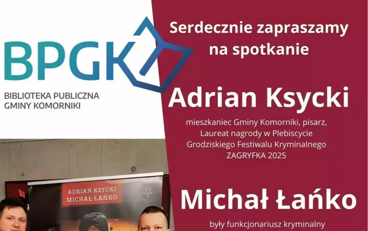Zdjęcie do Spotkanie autorskie z panami Adrianem Ksyckim i Michałem Łańko