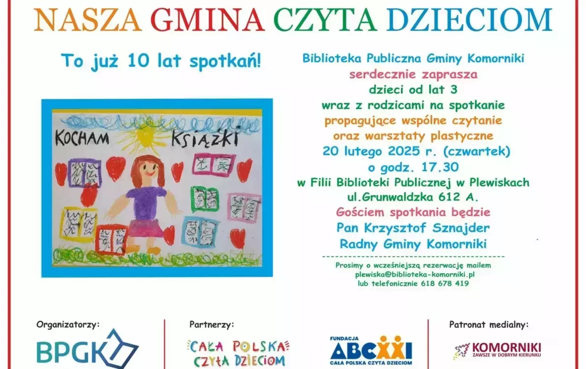 Zdjęcie do Nasza Gmina Czyta Dzieciom- luty 2025 r.