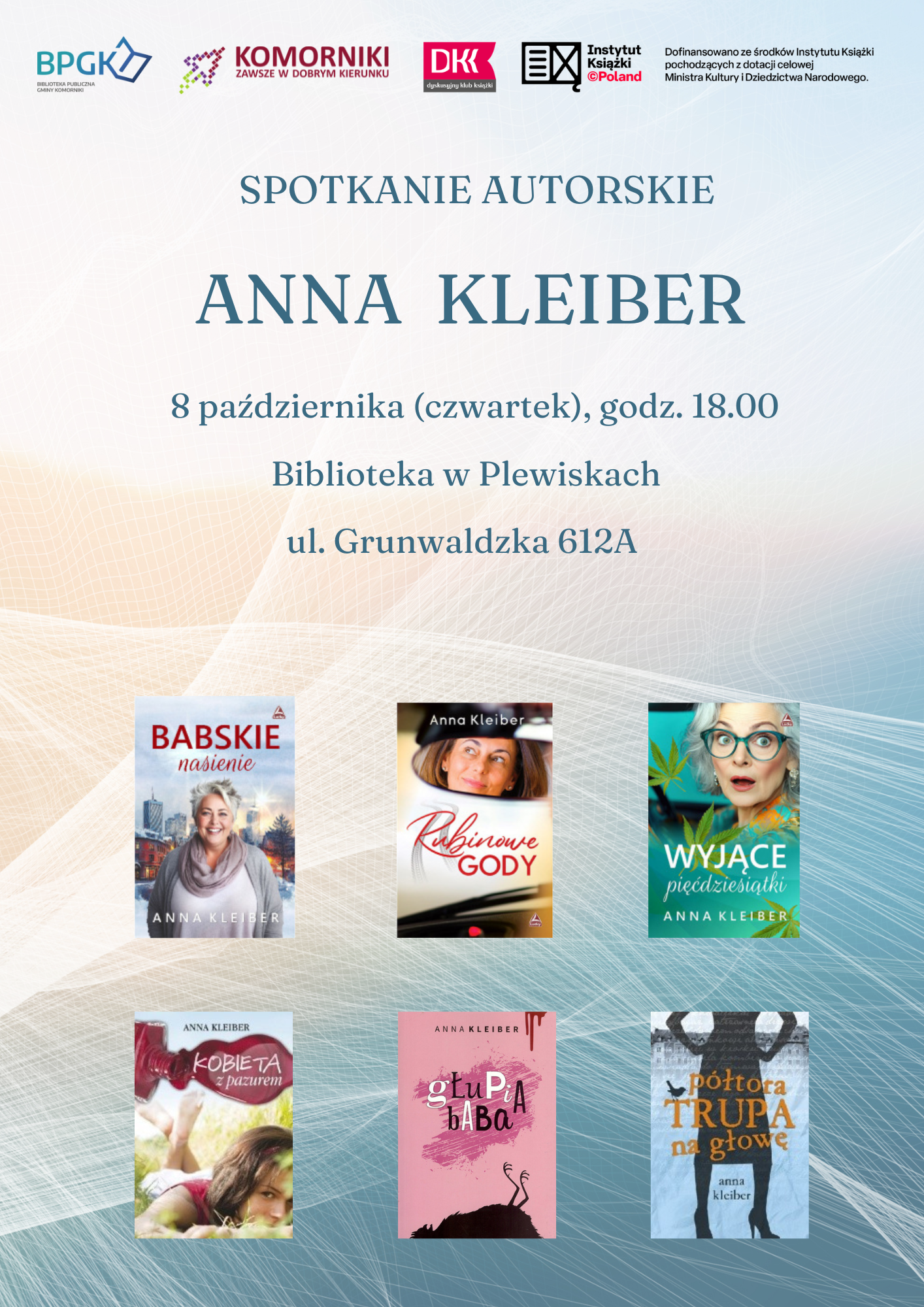 Spotkanie autorskie z&nbsp;Anną Kleiber