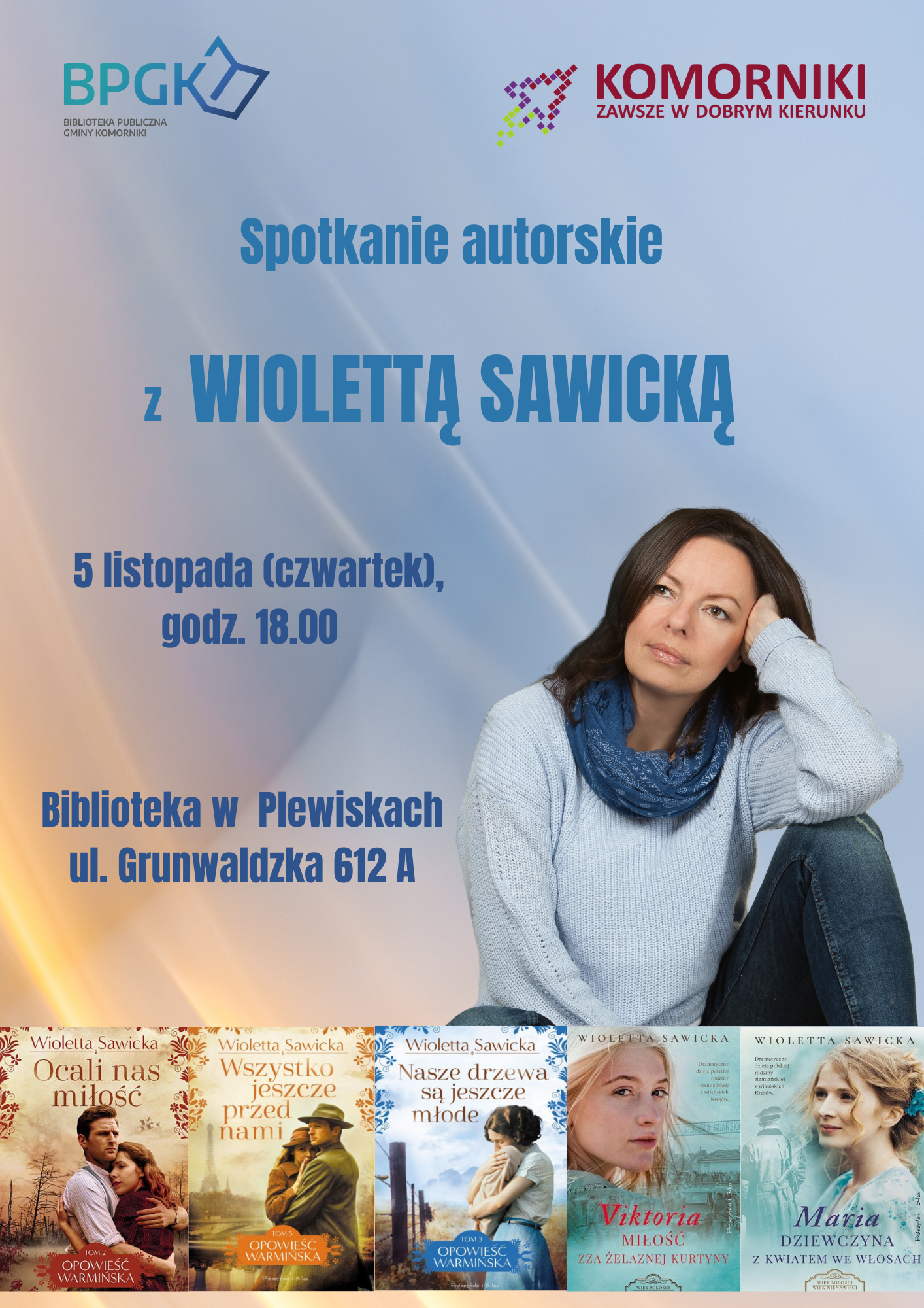 Spotkanie autorskie z&nbsp;Wiolettą Sawicką