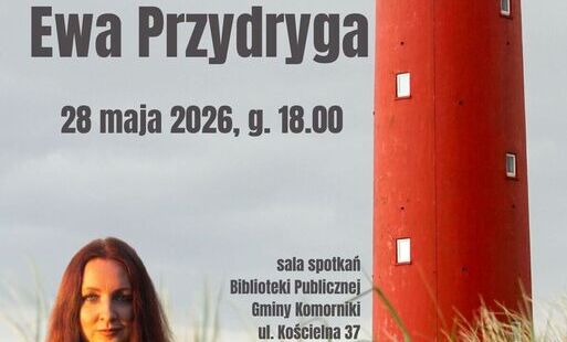 Zdjęcie do Spotkanie autorskie z Ewą Przydrygą w Komornikach