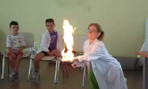 Zdjęcie do Warsztaty naukowe dla dzieci w Plewiskach - relacja