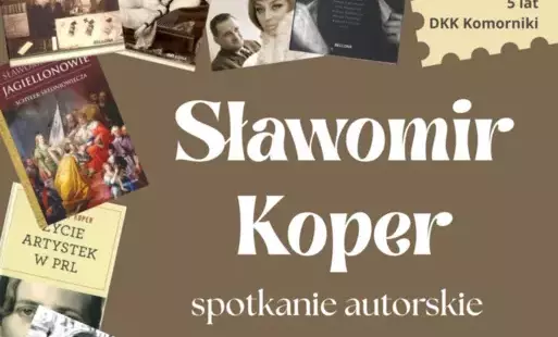 Zdjęcie do Sławomir Koper w Bibliotece Publicznej Gminy Komorniki 