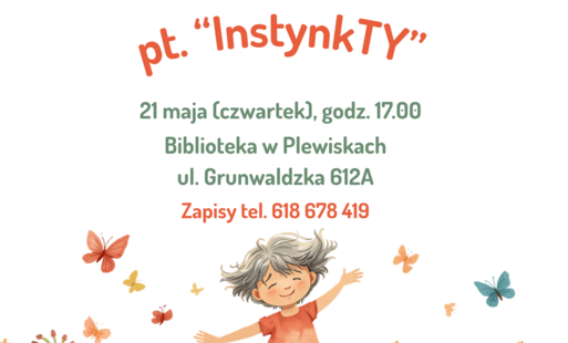 Zdjęcie do Spektakl Polskiego Teatru Tańca pt. "InstynkTy" w bibliotece w Plewiskach